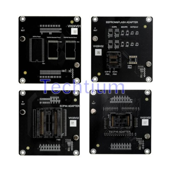 Xhorse Multi Prog Programmer Adapters XDMP04GL VH24 SOP44 TSOP48 + XDMP05GL VH29 EEPROM FLASH + XDMP06GL VH30 SOP44 + XDMP07GL VH31 TSOP48